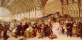 The Railway Station Victorian social scene William Powell Frith